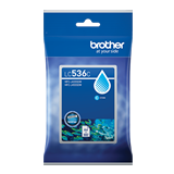 LC536 Brother LC536C Cyan Ink Cartridge, 900 pages